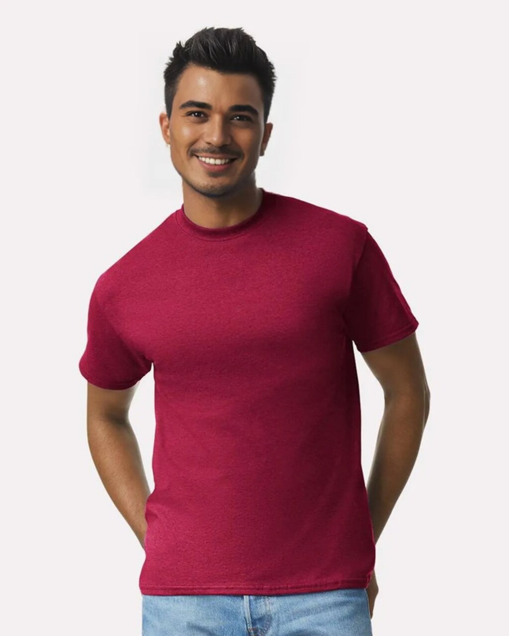Gildan® Ultra Cotton Short Sleeve Crewneck T-Shirt – Heavyweight Unisex Plain Tee for Everyday Wear
